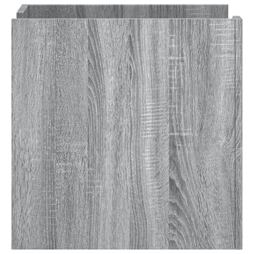 Mesa De Cabeceira - Mesinha De Cabeceira 45x50x50 cm derivados de madeira cinzento sonoma