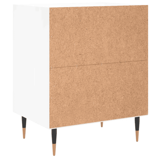 Mesa De Cabeceira - Mesinha De Cabeceira derivados de madeira branco brilhante