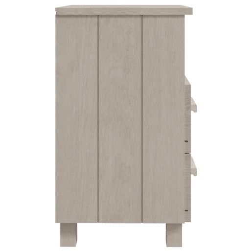 Lote de 2 Mesas De Cabeceira - Mesinhas De Cabeceira 40x35x62 cm pinho maciço branco