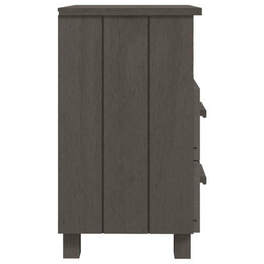 Mesa De Cabeceira - Mesinha De Cabeceira 40x35x62 cm pinho maciço cinza-claro
