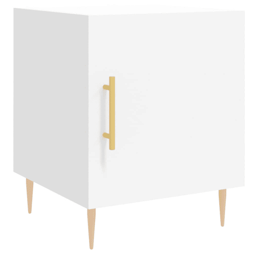 Mesa De Cabeceira Mesinha De Cabeceira - 40x40x50 cm derivados de madeira branco