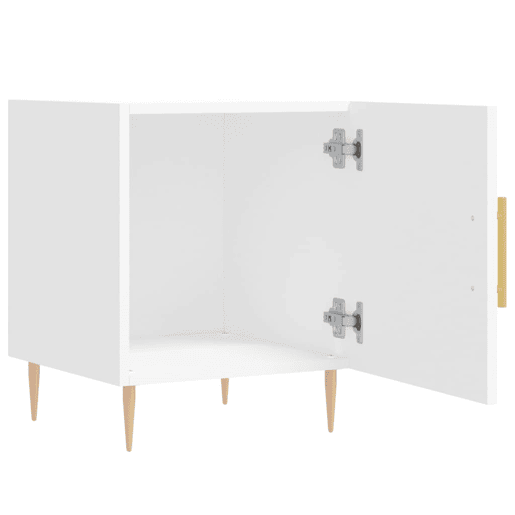 Mesa De Cabeceira Mesinha De Cabeceira - 40x40x50 cm derivados de madeira branco