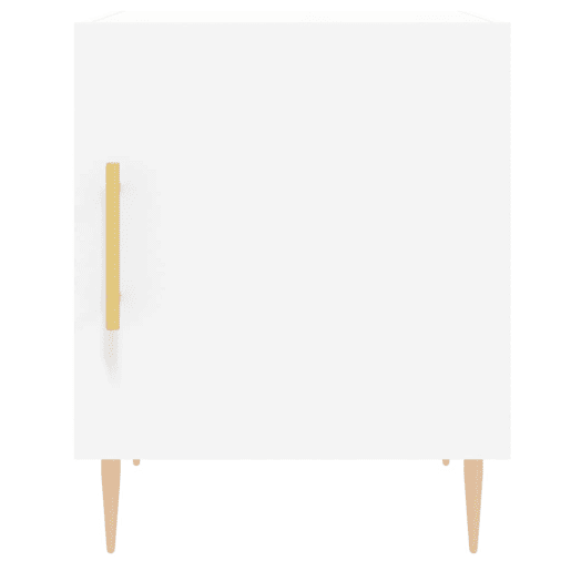 Mesa De Cabeceira Mesinha De Cabeceira - 40x40x50 cm derivados de madeira branco