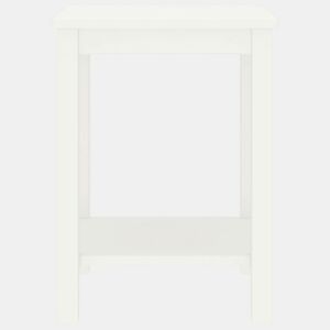 Mesa De Cabeceira - Mesinha De Cabeceira 35x30x47 cm madeira de pinho maciça branco