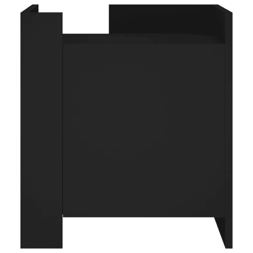 Mesa De Cabeceira - Mesinha De Cabeceira 45x50x50 cm derivados de madeira preto