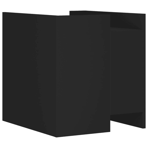 Mesa De Cabeceira - Mesinha De Cabeceira 45x50x50 cm derivados de madeira preto