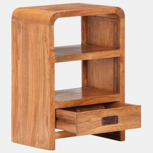 Mesa De Cabeceira - Mesinha De Cabeceira 40x30x60 cm acácia maciça c acabamento a mel