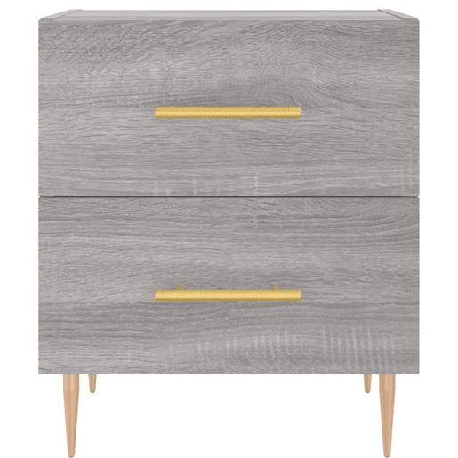 Mesa De Cabeceira - Mesinha De Cabeceira 40x35x47,5 cm derivados madeira sonoma cinza
