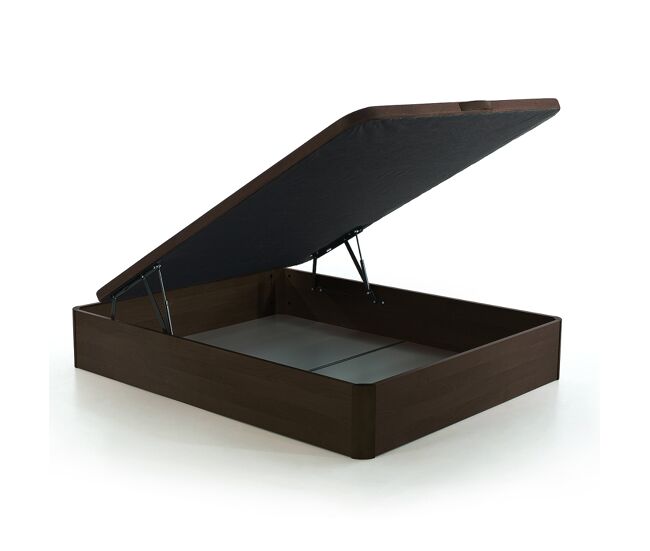 Canapé abatible 90x190cm, color chocolate, con subida a domicilio, reforzado, gran almacenaje, descansin