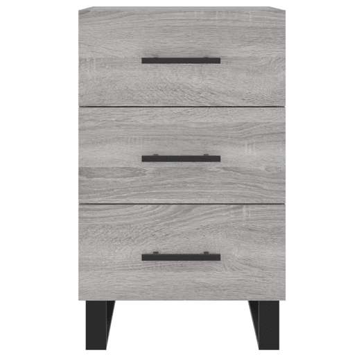 Mesa De Cabeceira - Mesinha De Cabeceira 40x40x66 cm derivados madeira cinzento sonoma
