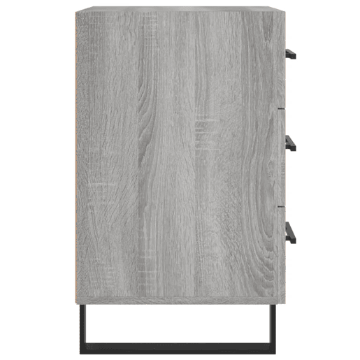 Mesa De Cabeceira - Mesinha De Cabeceira 40x40x66 cm derivados madeira cinzento sonoma