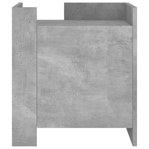 Mesa De Cabeceira - Mesinha De Cabeceira 45x50x50cm derivados madeira cinzento cimento