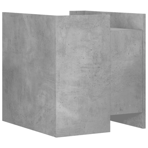 Mesa De Cabeceira - Mesinha De Cabeceira 45x50x50cm derivados madeira cinzento cimento