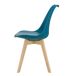 Juego de sillas comedor escandinavo asiento cocina plástico Juego de sillas comedor escandinavo asiento cocina plástico Turquesa