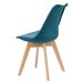 Juego de sillas comedor escandinavo asiento cocina plástico Juego de sillas comedor escandinavo asiento cocina plástico Turquesa