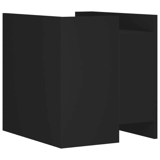 Mesa De Cabeceira - Mesinha De Cabeceira 45x50x50 cm derivados de madeira preto