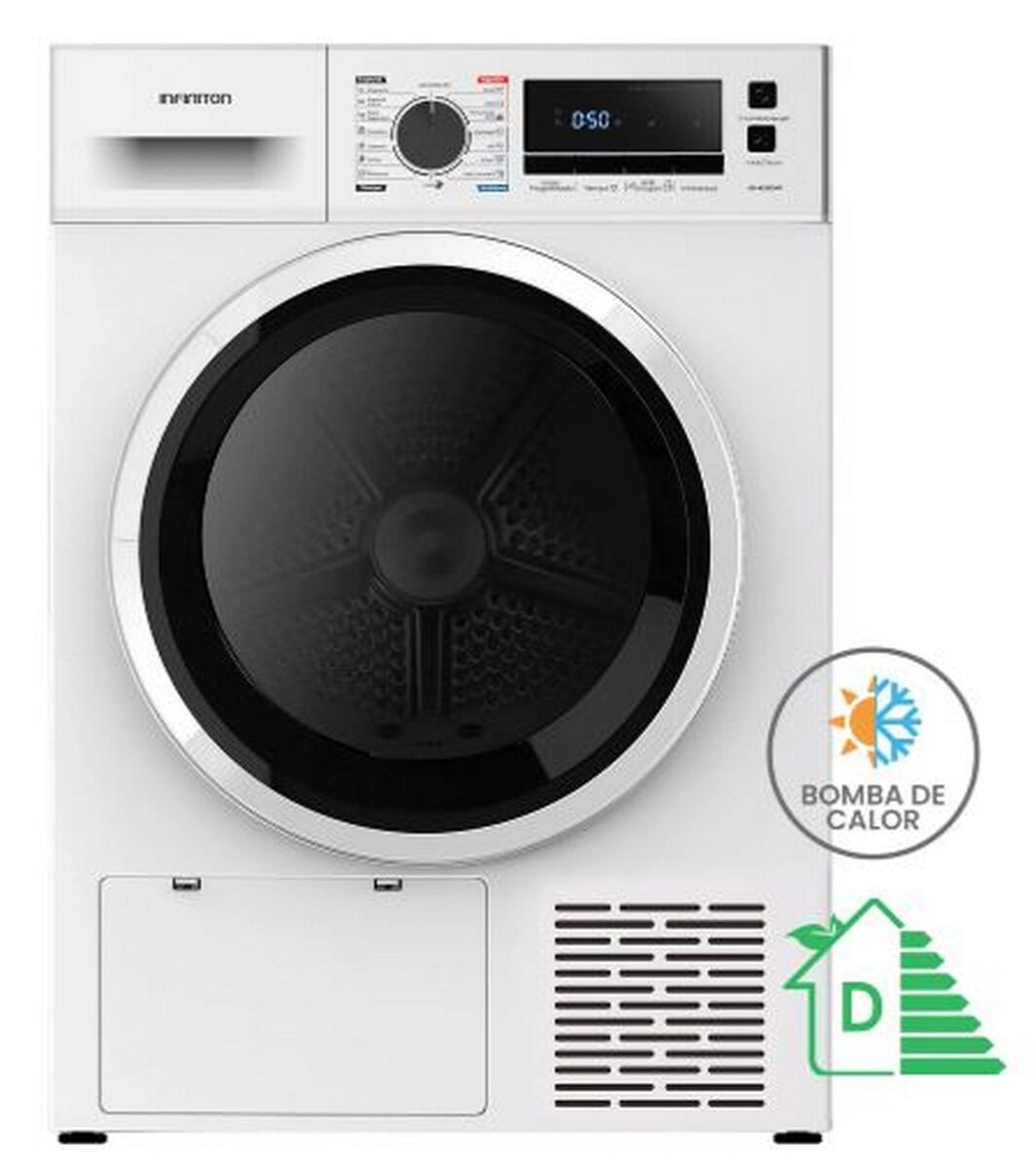 Secadora Bomba de Calor Infiniton SD-BC9DWP, 9 kg, D
