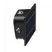 Aplique solar LED con sensor Tenda 2CCT ABS - Policarbonato Moderno Aplique solar LED con sensor Tenda 2CCT ABS - Policarbonato Moderno Negro