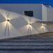 Aplique solar LED con sensor Tenda 2CCT ABS - Policarbonato Moderno Aplique solar LED con sensor Tenda 2CCT ABS - Policarbonato Moderno Negro