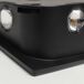 Aplique solar LED con sensor Tenda 2CCT ABS - Policarbonato Moderno Aplique solar LED con sensor Tenda 2CCT ABS - Policarbonato Moderno Negro