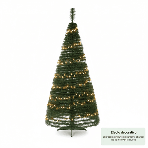 Árvore de Natal dobrável e retrátil de 180 cm - Fácil de montar Árvore de Natal dobrável e retrátil de 180 cm - Fácil de montar