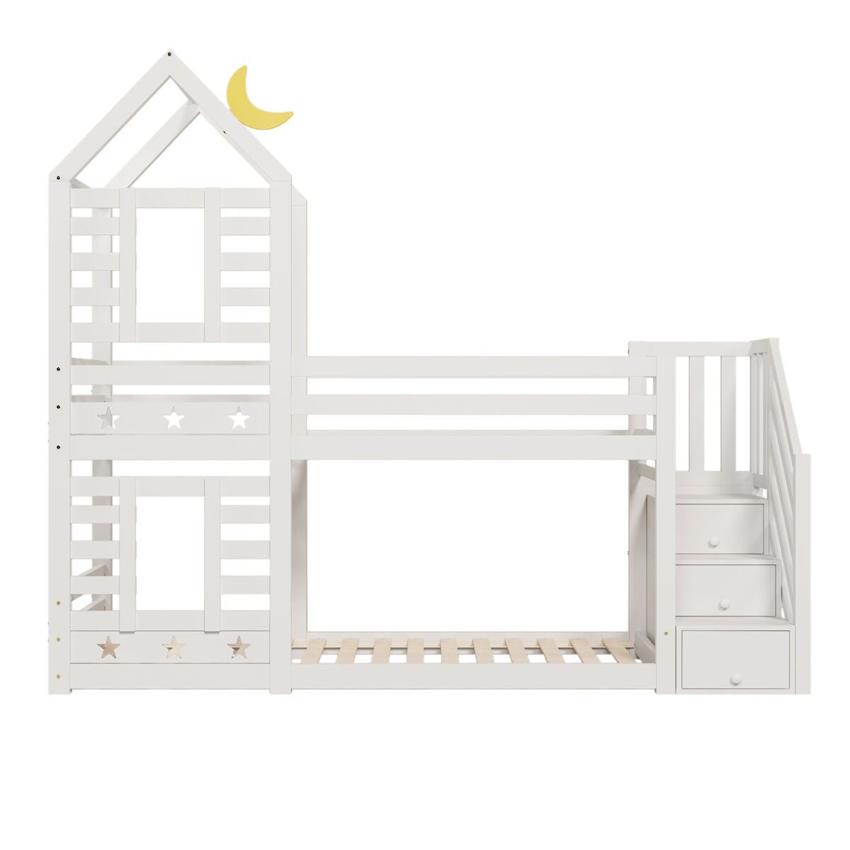 Cama litera 96x257 Blanco
