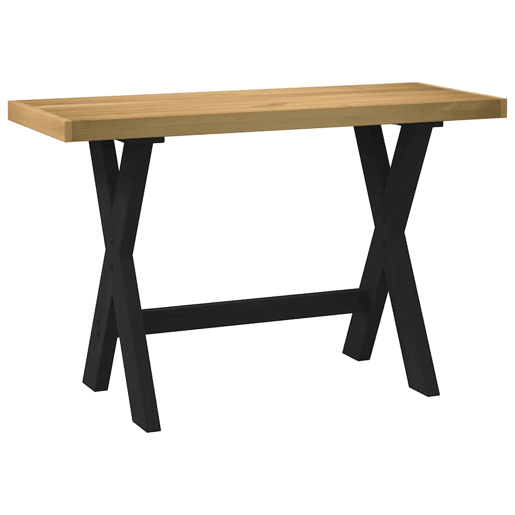 Secretária - Escrivaninha de computador com pernas forma X 120x50x75 cm pinho maciço Secretária - Escrivaninha de computador com pernas forma X 120x50x75 cm pinho maciço