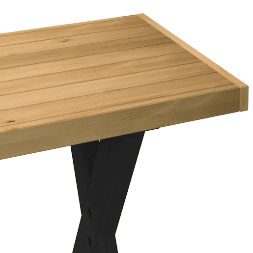 Secretária - Escrivaninha de computador com pernas forma X 120x50x75 cm pinho maciço Secretária - Escrivaninha de computador com pernas forma X 120x50x75 cm pinho maciço