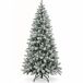 Árbol de Navidad Nevado Efecto Nieve Árbol de Navidad Nevado Efecto Nieve Blanco