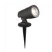 Foco LED de exterior con piqueta Kat (12W) Aluminio - Cristal Foco LED de exterior con piqueta Kat (12W) Aluminio - Cristal Antracita