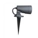 Foco LED de exterior con piqueta Kat (12W) Aluminio - Cristal Foco LED de exterior con piqueta Kat (12W) Aluminio - Cristal Antracita
