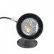 Foco LED de exterior con piqueta Kat (12W) Aluminio - Cristal Foco LED de exterior con piqueta Kat (12W) Aluminio - Cristal Antracita