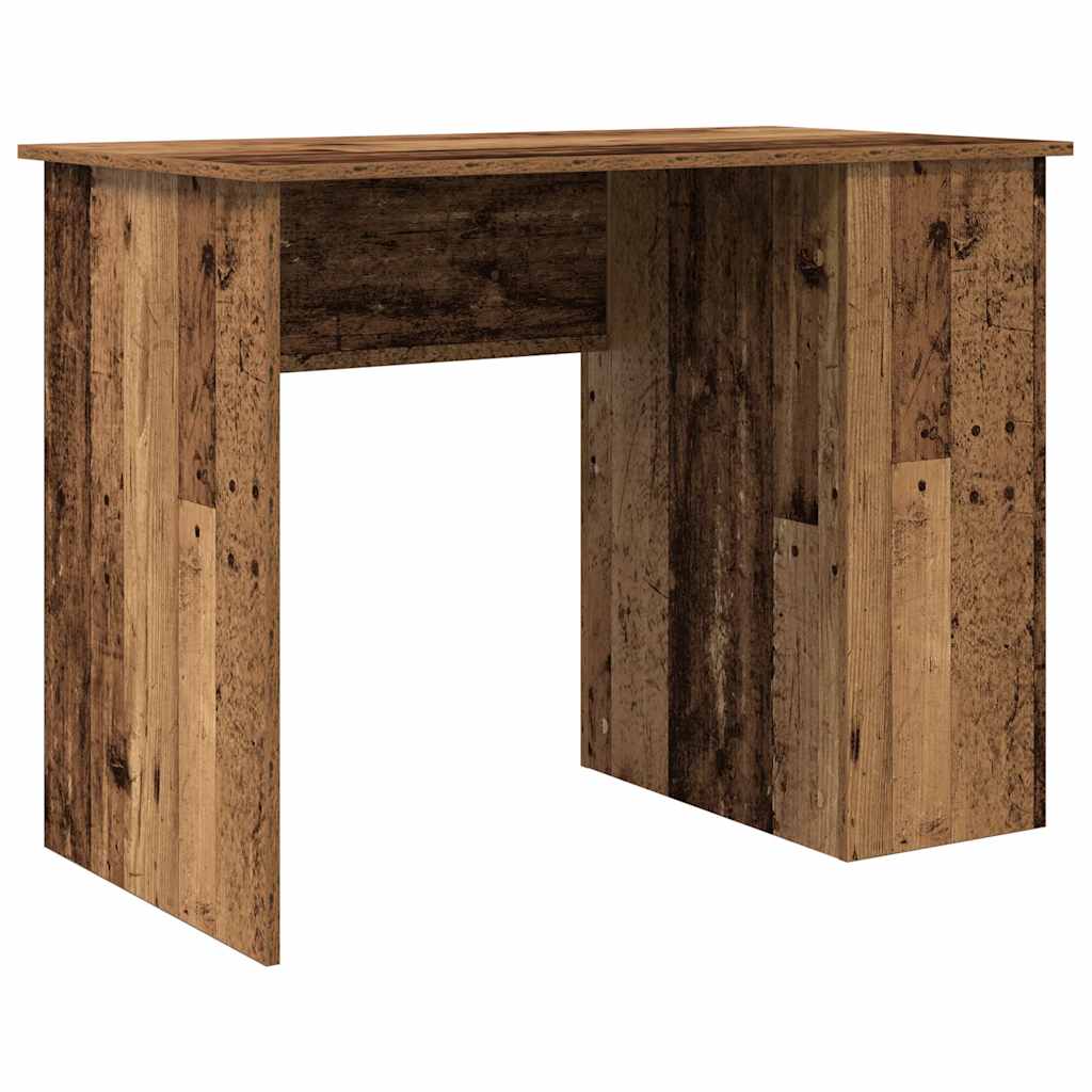 Escritorio - mesa de ordenador de madera de ingeniería envejecida 100x55x75 cm