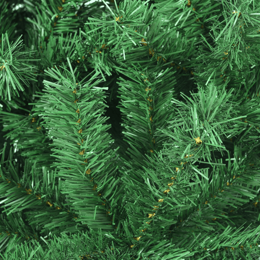 Árvore de Natal artificial verde de 210 cm com base de metal ideal para decoração de Natal