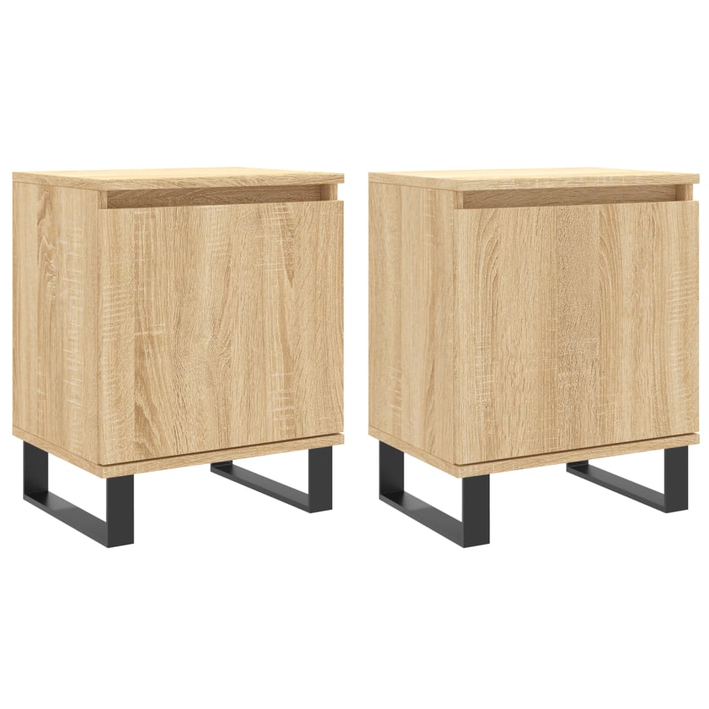 Juego De Mesitas De Noche Mesillas De Noche 40 Madera Clara
