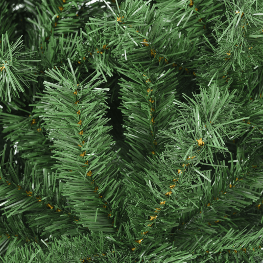 Árvore de Natal artificial verde de 150 cm com base de metal, ideal para decoração de Natal