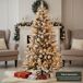 Árbol de Navidad Nevado Artificial de Lujo Árbol de Navidad Nevado Artificial de Lujo Blanco