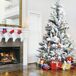 Árbol de Navidad Nevado Artificial de Lujo Árbol de Navidad Nevado Artificial de Lujo Blanco