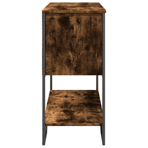 Mesa Consola - Mesa De Entrada 100x35x74,5cm derivados de madeira carvalho fumado