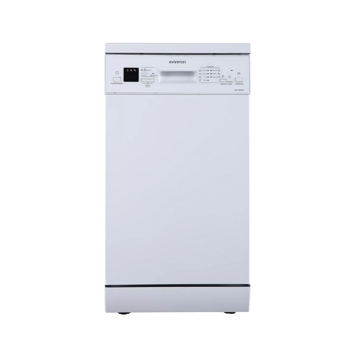 Lavavajillas Infiniton DIW-4510WD3, 10 Servicios, 7 Programas, D