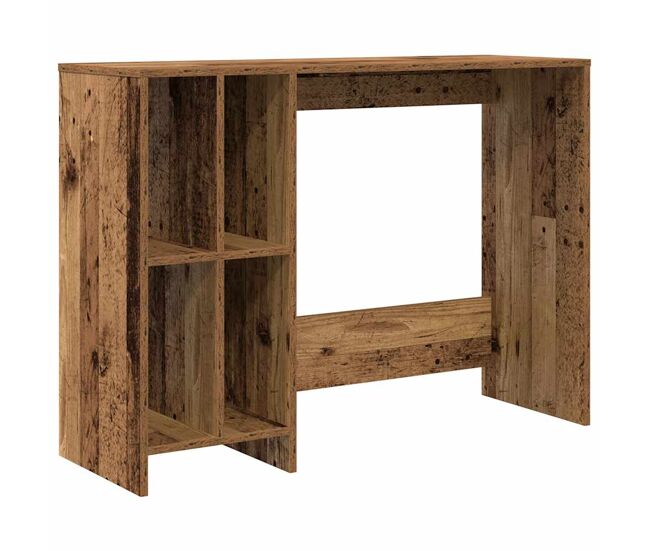 Escritorio - mesa de ordenador madera ingeniería madera envejecida 102,5x35x75 cm