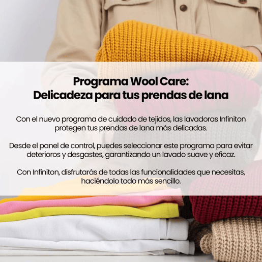 Máquina de Lavar e Secar Infiniton WSD-K0A7D5BL, 10 kg  7 kg, 1500 RPM, AD, 14 Programas, Branco
