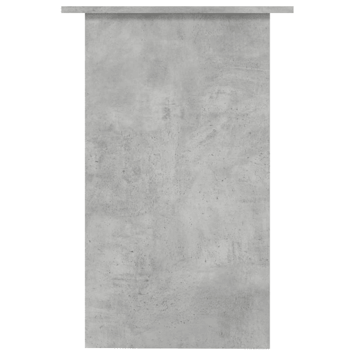 Secretária Escrivaninha de computador - 90x50x74 cm derivados de madeira cinzento cimento