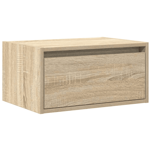 Mesa De Cabeceira De Parede Mesinha De Cabeceira - com luzes LED carvalho sonoma