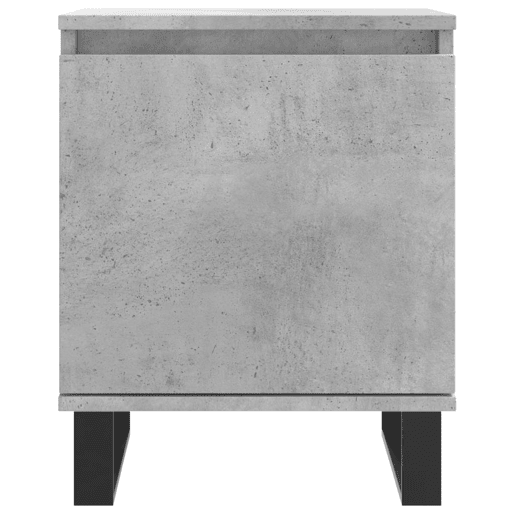 Lote de 2 Mesas De Cabeceira - Mesinhas De Cabeceira 40x30x50cm derivados madeira cinza-cimento