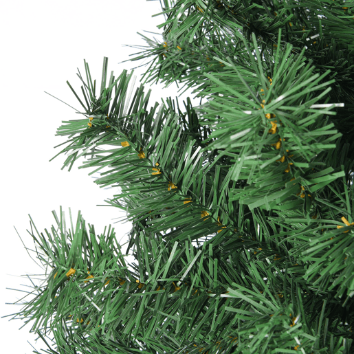Árvore de Natal artificial verde de 180 cm com base de metal, ideal para decoração de Natal