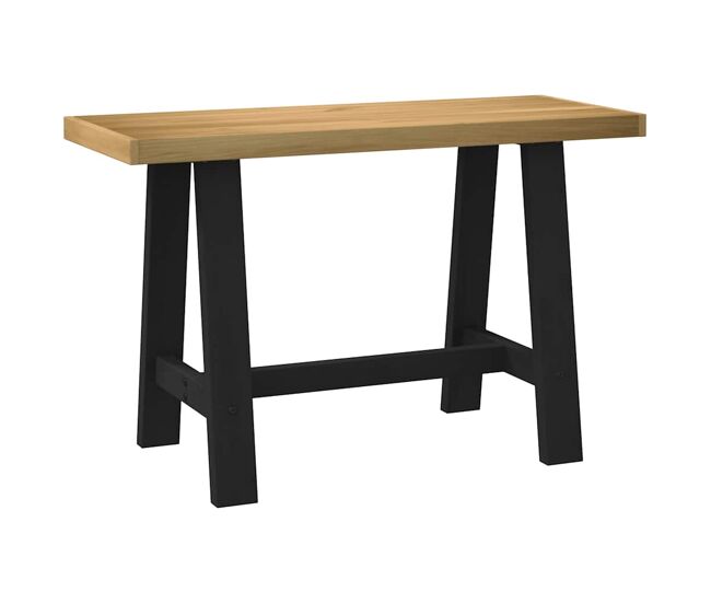 Escritorio - mesa de ordenador patas en a madera maciza pino 120x50x75 cm