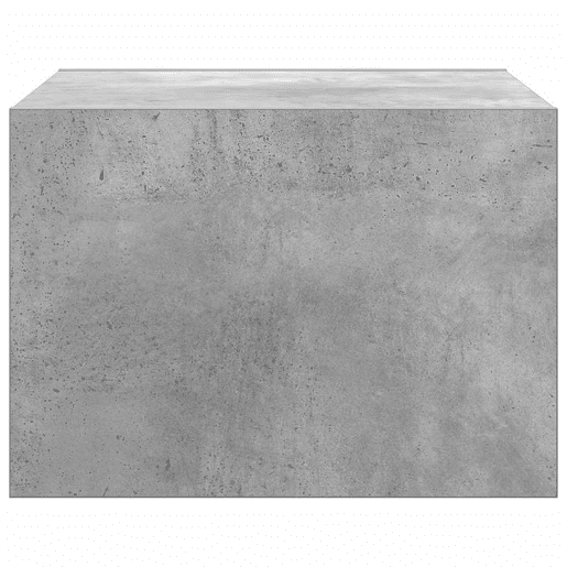 Mesa De Cabeceira De Parede Mesinha De Cabeceira - com luzes LED cinzento cimento