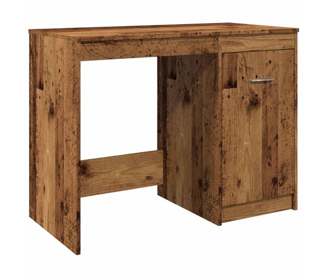 Escritorio - mesa de ordenador de madera de ingeniería envejecida 100x50x76 cm