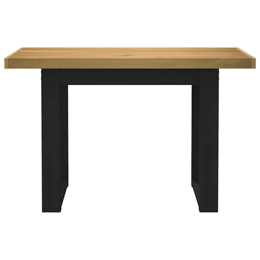 Secretária - Escrivaninha de computador com pernas forma U 120x50x75 cm pinho maciço
